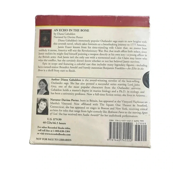An Echo in the Bone Outlander Diana Gabaldon Audio Book CD Unabridged - Picture 3 of 4